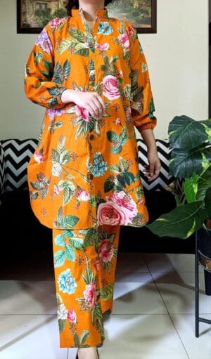 Original Brands Khaddar 2-Piece Pocket Style Stitched Printed Suit - Image 19