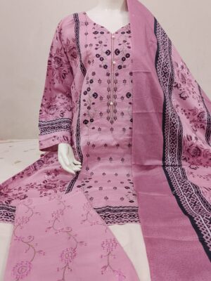 Unstitched Cambric Collection with Chicken Kari Trouser - Image 2