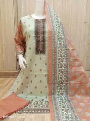 Unstitched Printed Cotton Lawn Collection - Image 9